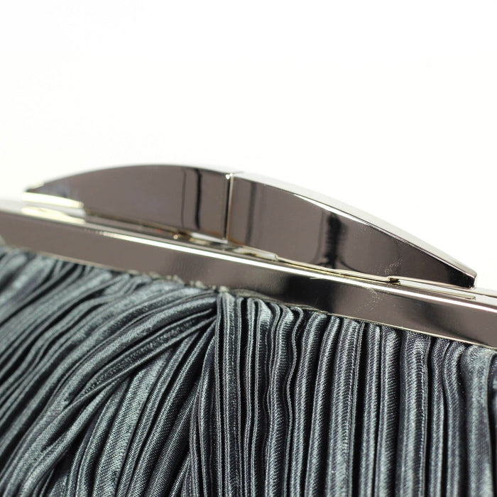 Sienna II Dark Grey Clutch Bag