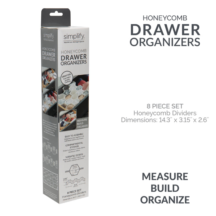 Simplify Honeycomb Drawer Organizer - 14.57"x0"x2.76"