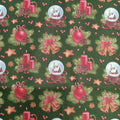 Christmas Snowglobe Cotton Fabric