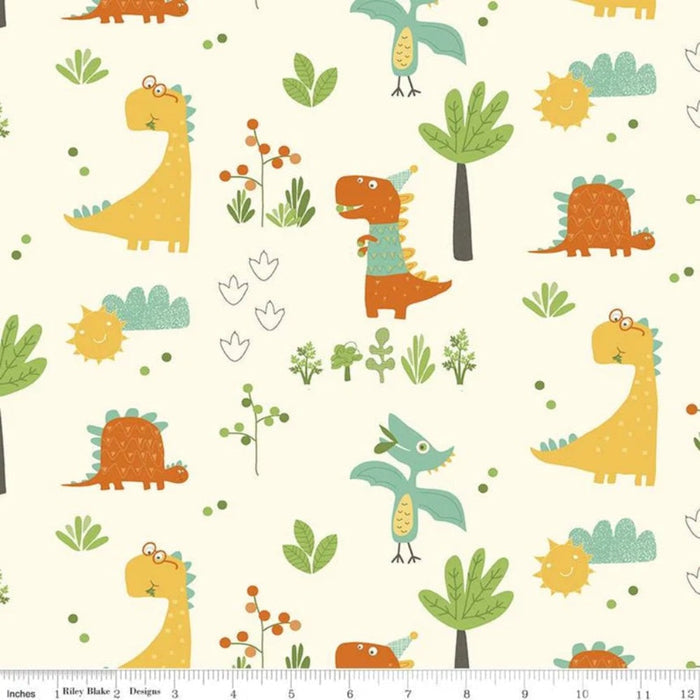 Single Layer Cotton Blanket - Eat Your Veggies! 43/44"W Cream Cotton