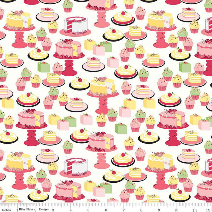 Single Layer Cotton Blanket - Flour & Flower Sweet Bakes White Cotton