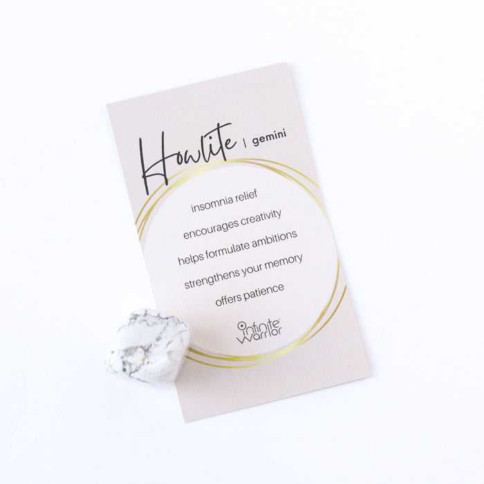 loose howlite crystal