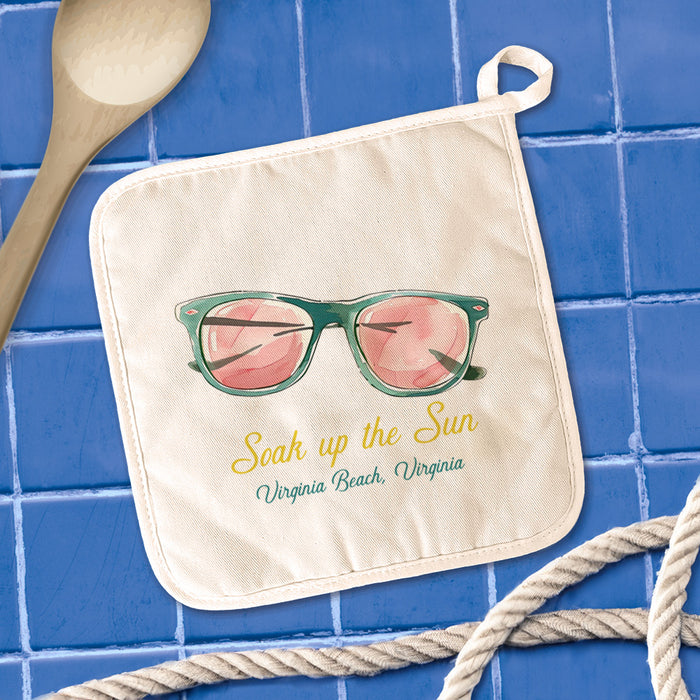 Soak Up The Sun - Custom Cotton Pot Holder
