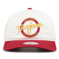 Southern California Original Circle snapback hat with embroidered school design, front view