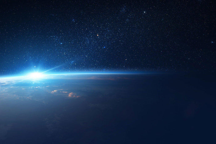 Space Sunrise Wall Mural-Wall Mural-Eazywallz