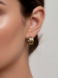 SPLIT DECISION Hoop Earrings