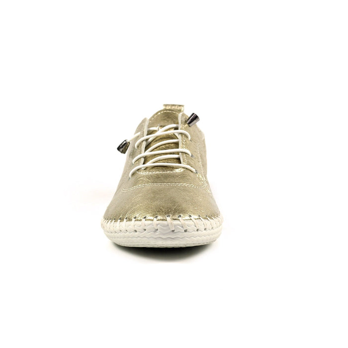 St. Ives Metallic Gold Plimsoll