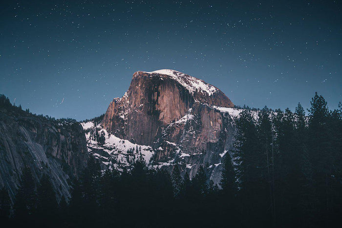 Starry Night Mountains Wallpaper Mural-Wall Mural-Eazywallz