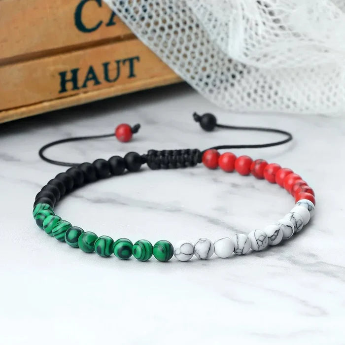 Stone Beaded Bracelet - Palestine - Divinity Collection
