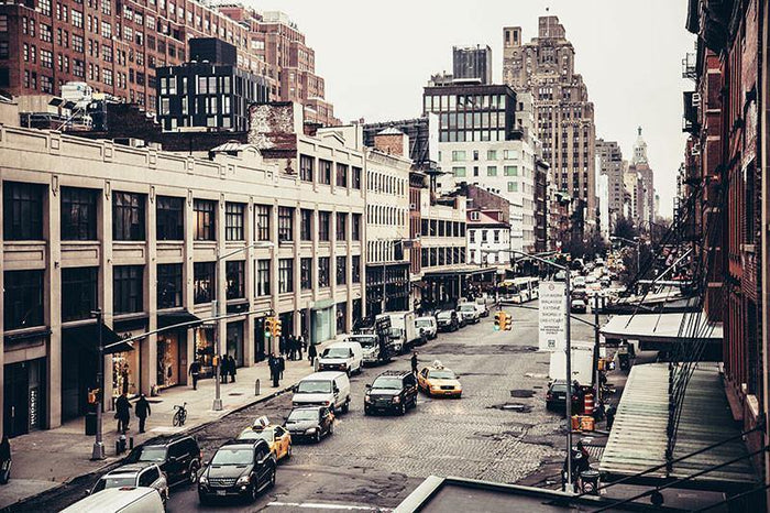 Streets of New York Wall Mural-Wall Mural-Eazywallz