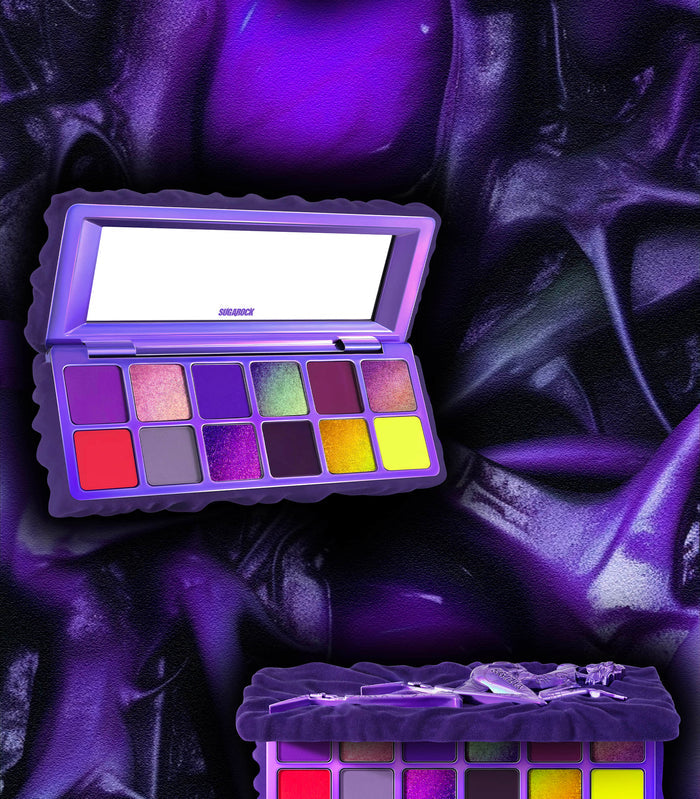 SUGAROCK 12-Color Eyeshadow Palette - Extravaganza Legend detail