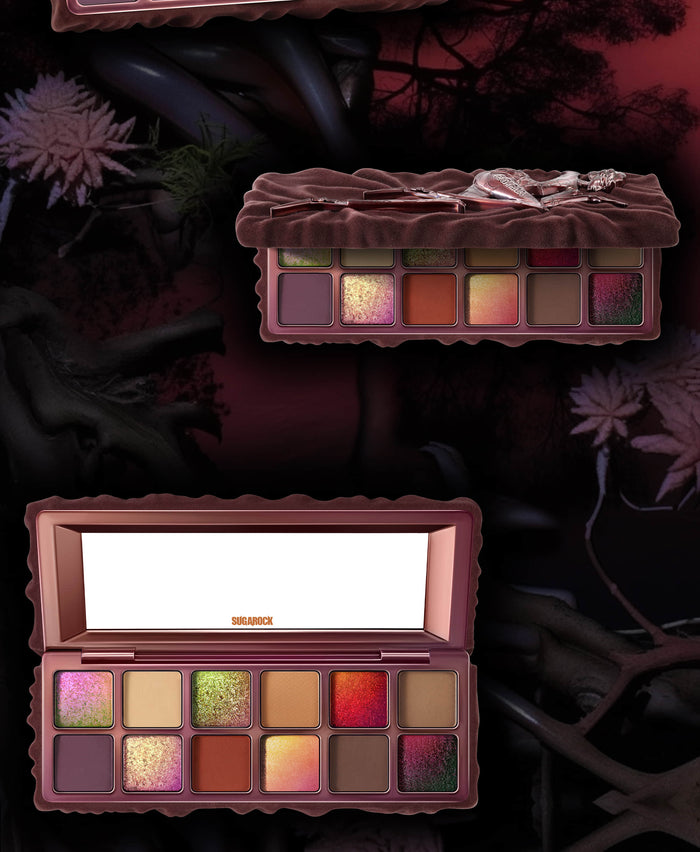 SUGAROCK Limited Edition 12-Color Eyeshadow Palette - Anti-Plagiarism detail