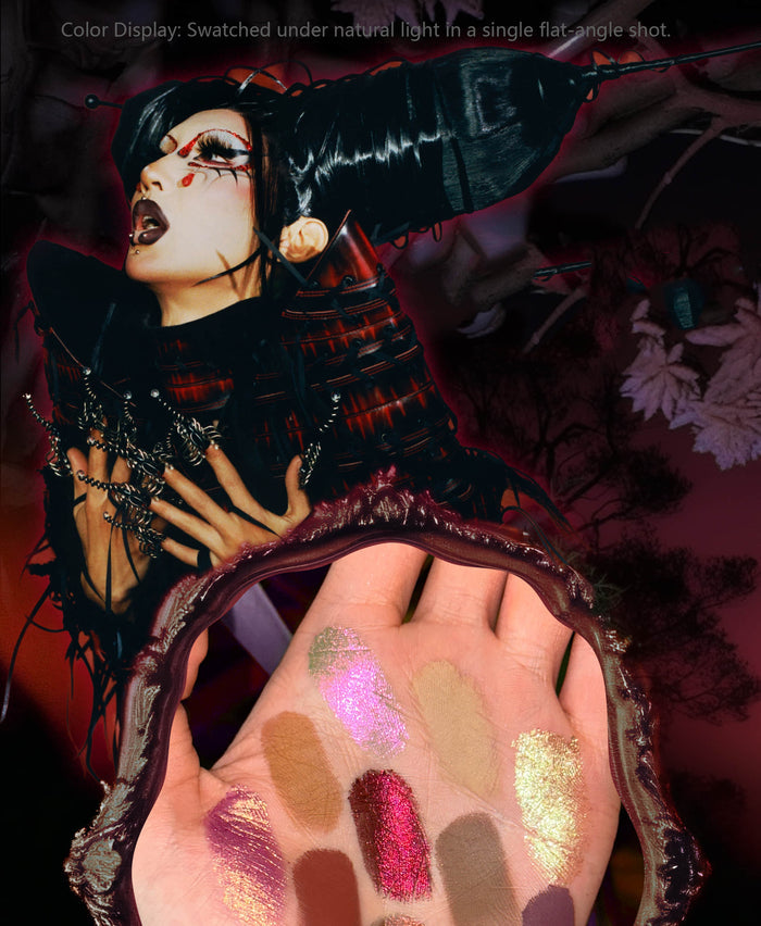 SUGAROCK Limited Edition 12-Color Eyeshadow Palette - Anti-Plagiarism detail