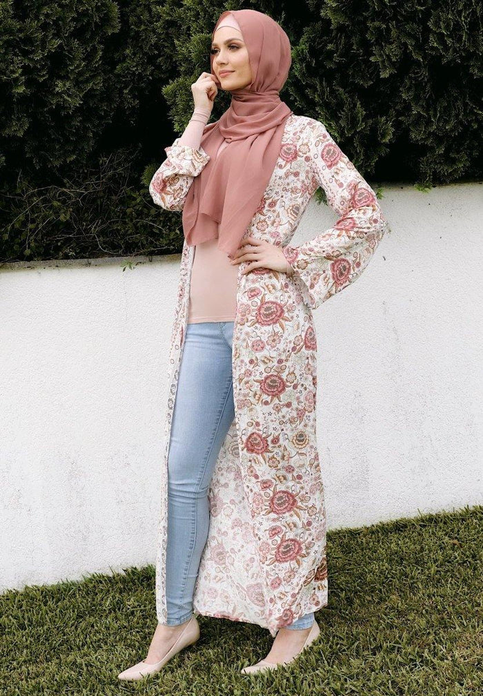 Summer Floral Maxi Cape - Divinity Collection
