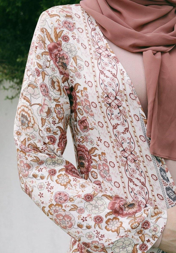 Summer Floral Maxi Cape - Divinity Collection