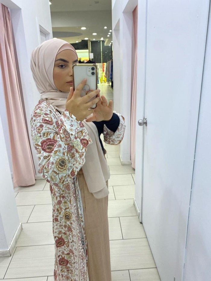 Summer Floral Maxi Cape - Divinity Collection