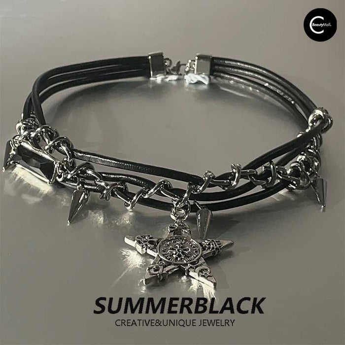 SUMMERBLACK Y2K Gothic Punk Choker style #01