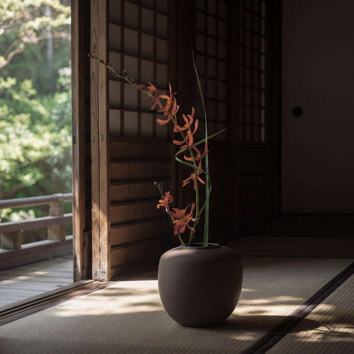 101 Copenhagen - Sunao Vase, Medio - Chocolate Brown - Vase