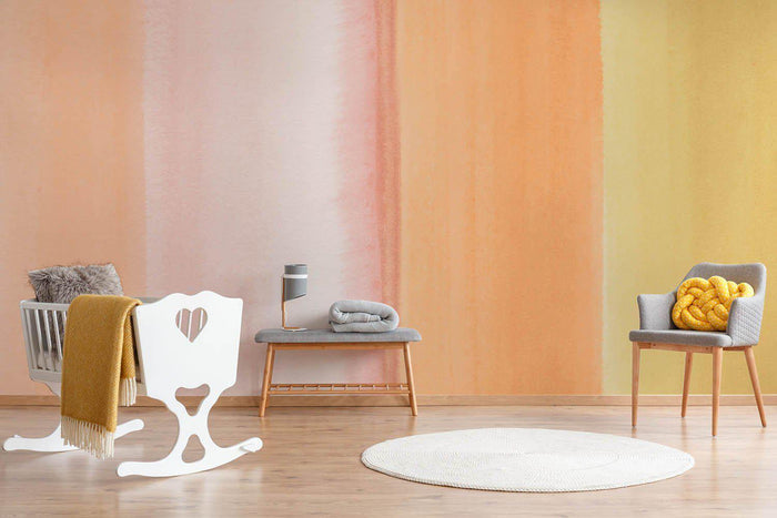 Sunrays Color Block Wall Mural-Wall Mural-Eazywallz