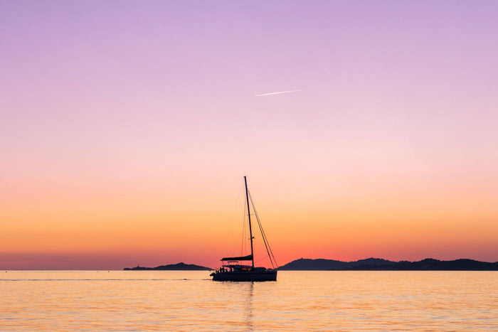 Sunrise Sailing Wall Mural-Wall Mural-Eazywallz