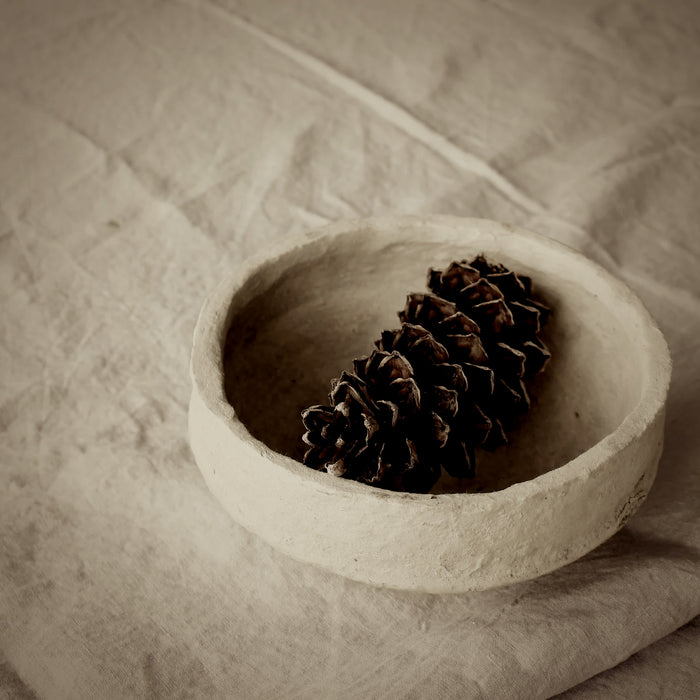 SUSTAIN Sculptural Bowl, small sand
