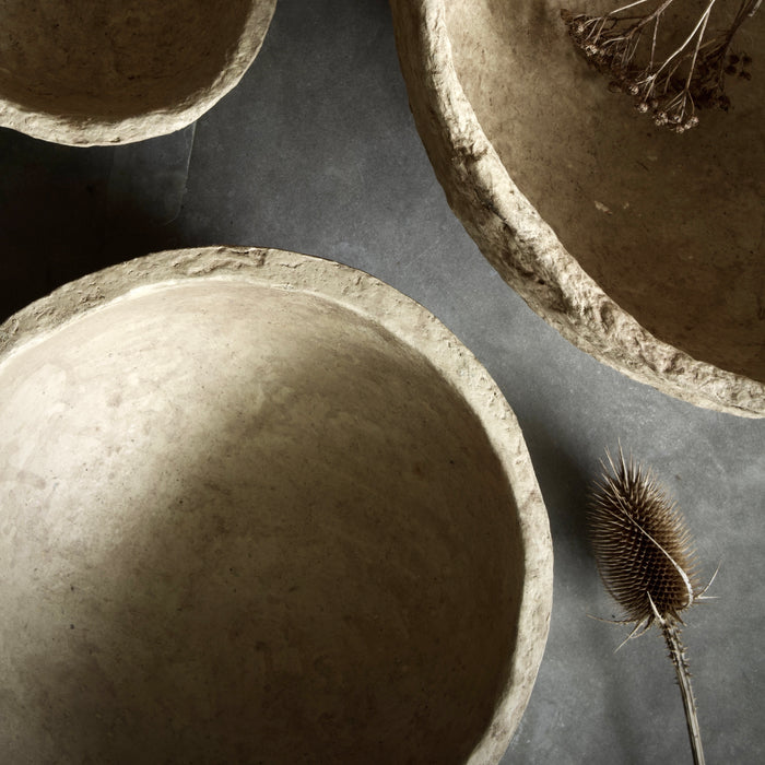 SUSTAIN Sculptural Bowl, small sand