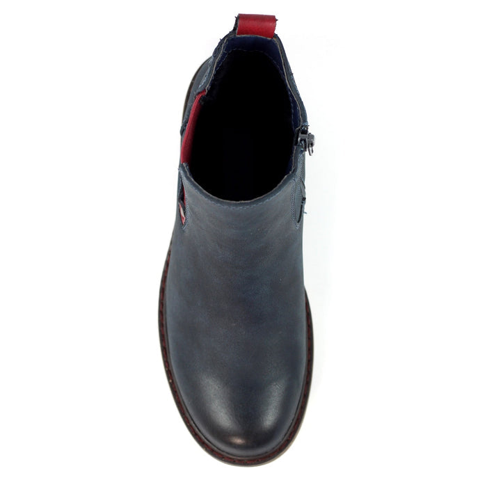 Suvi Navy Ankle Boot