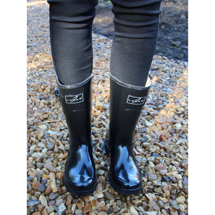 Sweden Black Mid-Calf Wellington