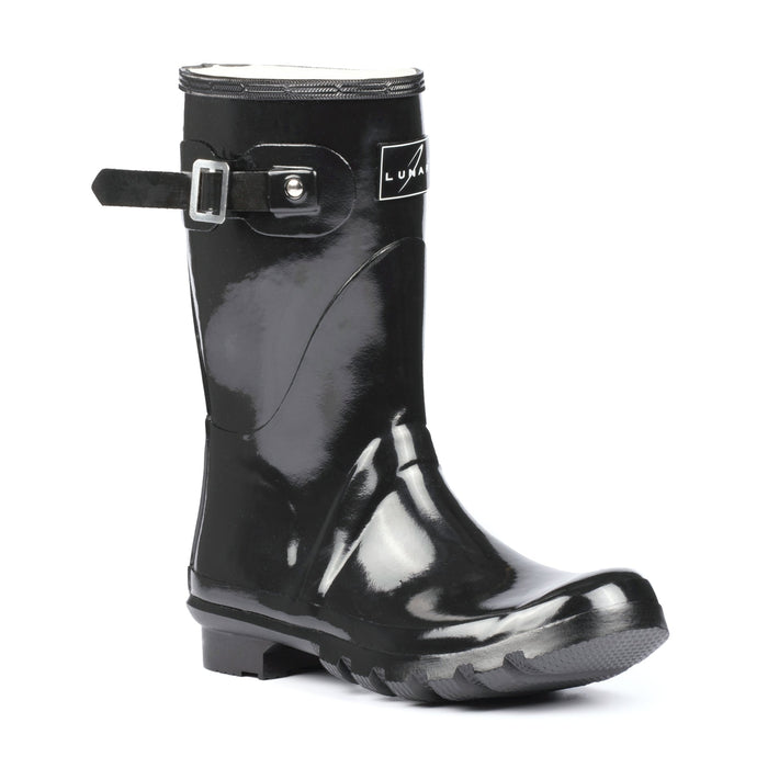 Sweden Black Mid-Calf Wellington