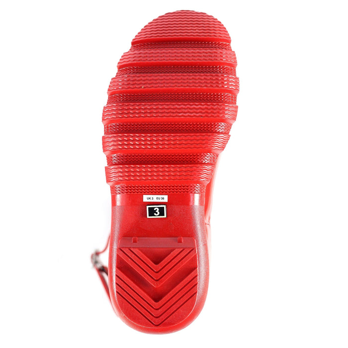 Sweden Red Mid-Calf Wellington