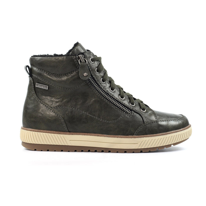 Tammy Olive Waterproof  Ankle Boot