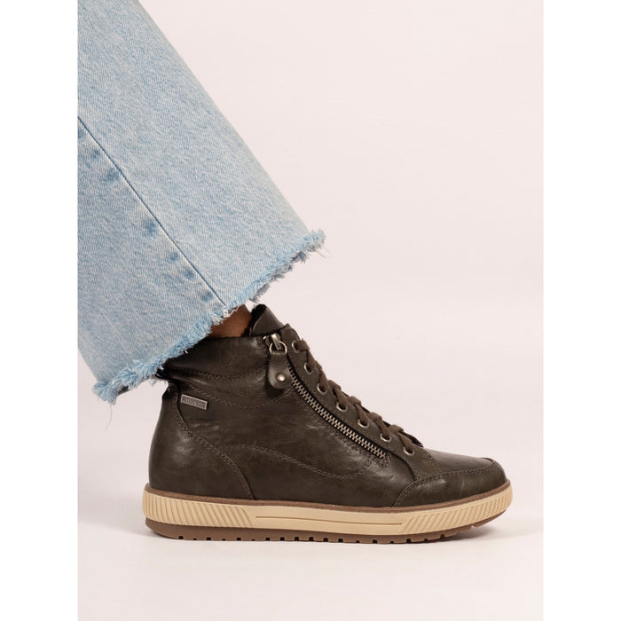 Tammy Olive Waterproof  Ankle Boot
