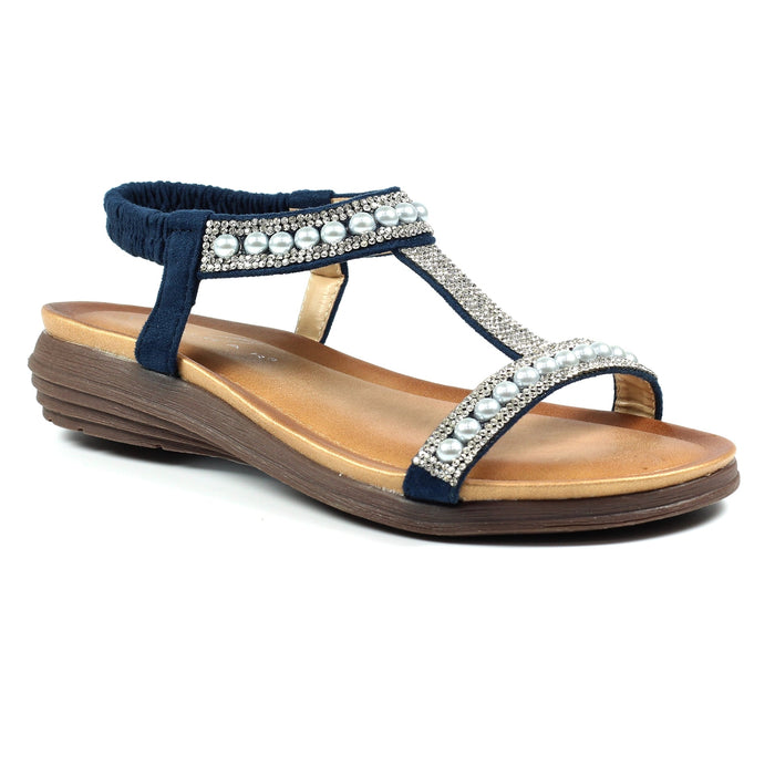 Tancy Blue Pearl Sandal