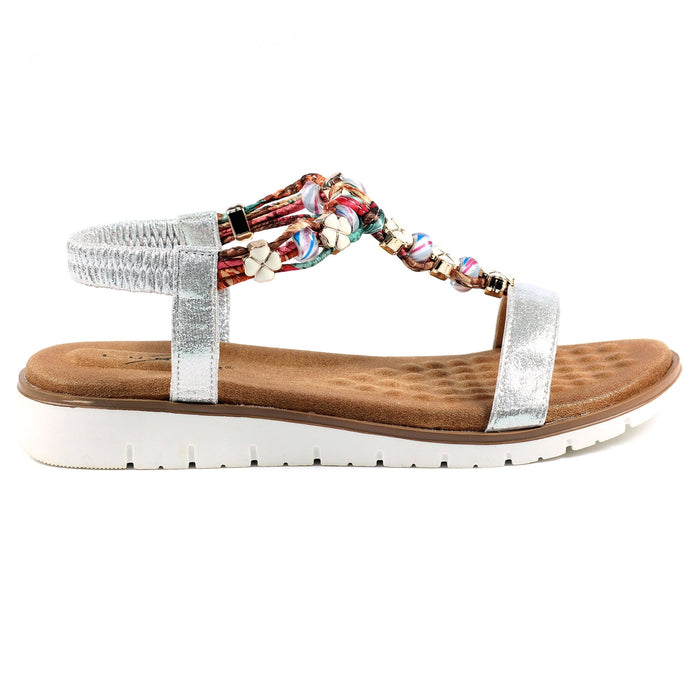 Tempo Silver Sandal