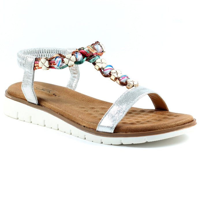 Tempo Silver Sandal