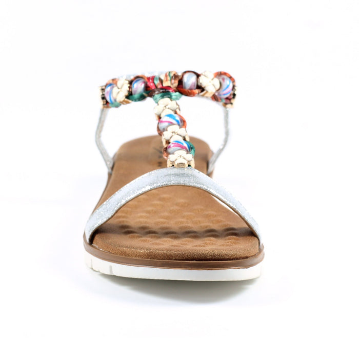 Tempo Silver Sandal