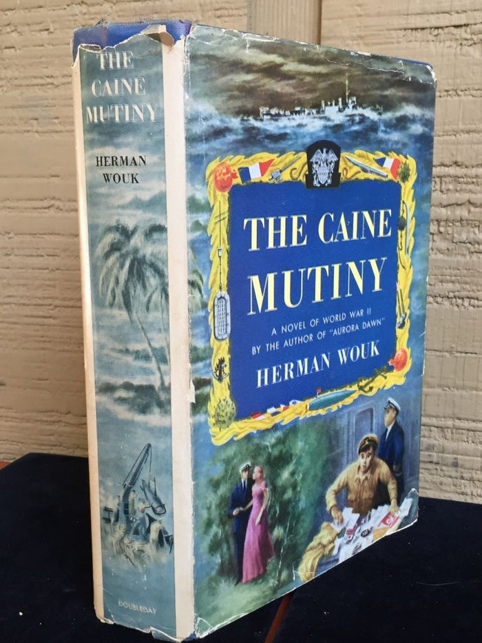 THE CAINE MUTINY, Herman Wouk, 1951, 1st Edition 2nd Print, Pacific WW II NAVY