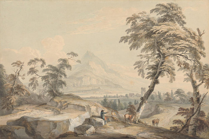The Italianate Landscape Wall Mural-Wall Mural-Eazywallz