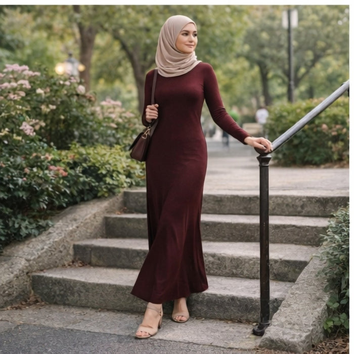 The Maroon Body Luxe Set - Divinity Collection