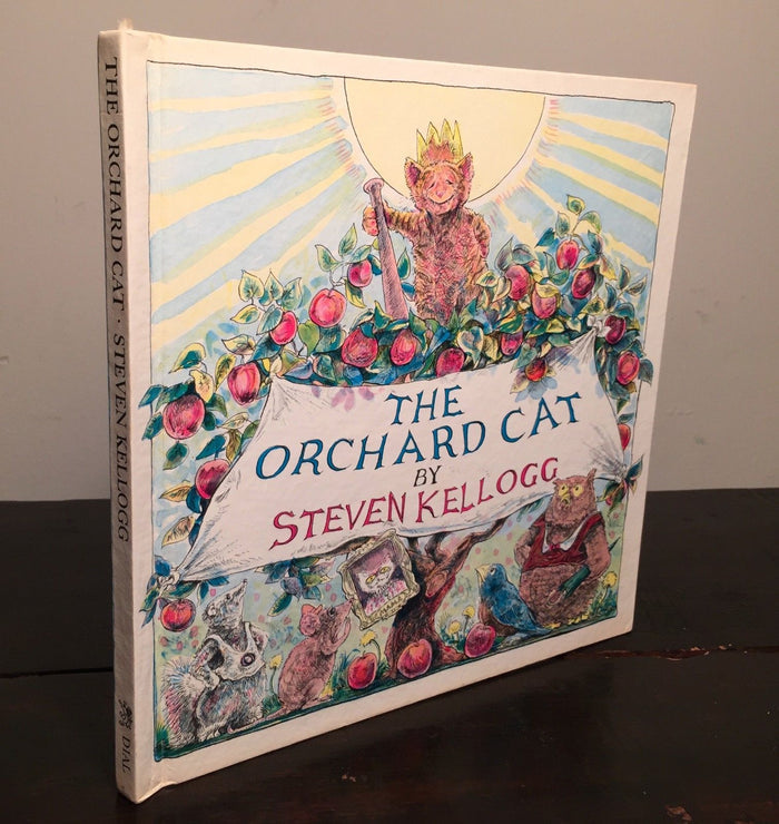 THE ORCHARD CAT Steven Kellogg 1st/1st RARE Library Ed. Signed Pen Drawing 1972