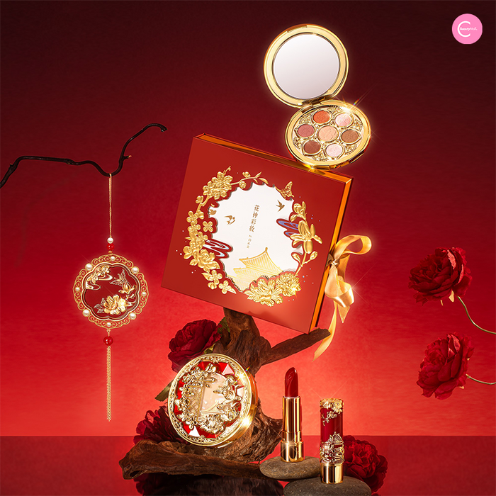 The Palace Museum Floral Goddess Makeup Gift Set style #01