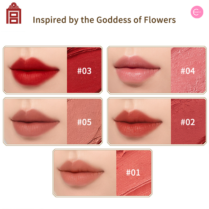 The Palace Museum Flower God Lipstick style #01