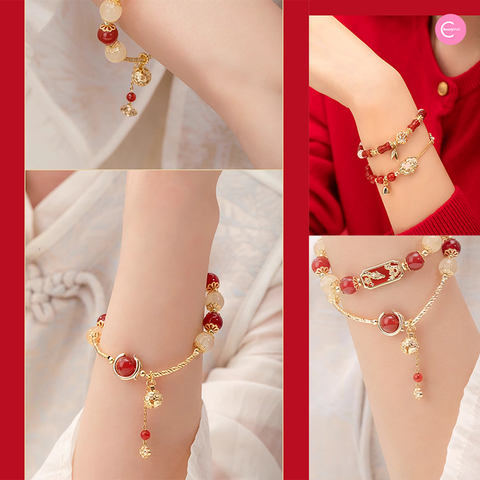 The Palace Museum Lucky Red Cord Bracelet style #03