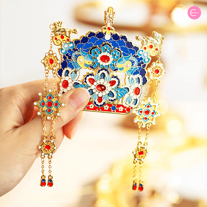 The Palace Museum Phoenix Crown Magnetic Refrigerator Ornament style #02