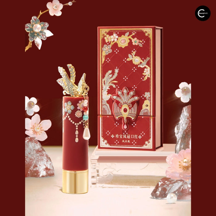 The Palace Museum Treasure Collection Phoenix Crown Lipstick style #Jade Lotus