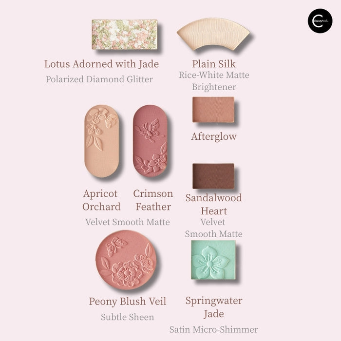 The Palace Museum Treasure Garden Collection Blossoming Radiance Eyeshadow Palette & Gift Set style #Blossoming Radiance Eyeshadow Palette