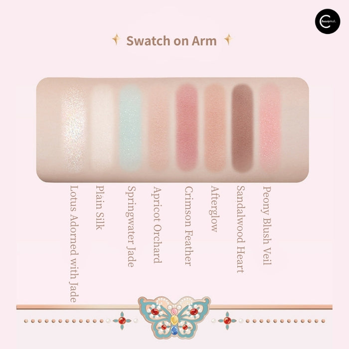 The Palace Museum Treasure Garden Collection Blossoming Radiance Eyeshadow Palette & Gift Set style #Blossoming Radiance Eyeshadow Palette