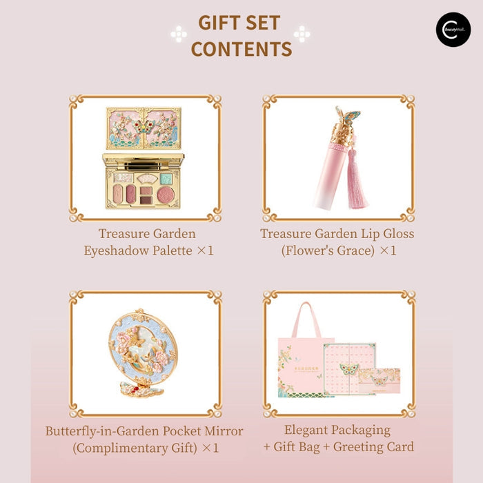 The Palace Museum Treasure Garden Collection Blossoming Radiance Eyeshadow Palette & Gift Set style #Blossoming Radiance Eyeshadow Palette