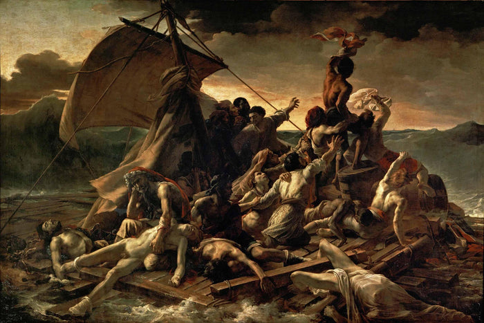 The Raft of the Medusa Wall Mural-Wall Mural-Eazywallz