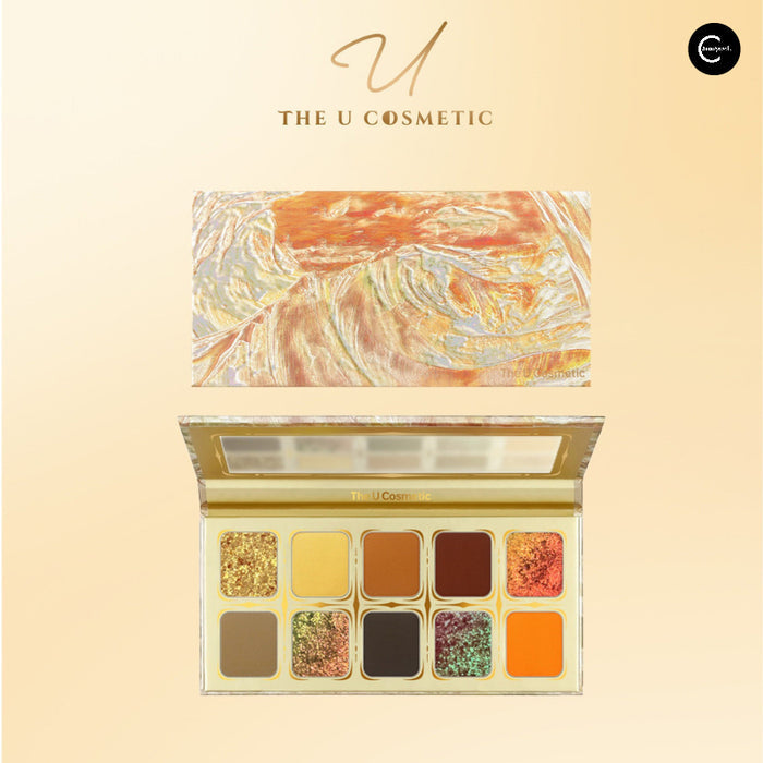 The U Cosmetic 10-Color Eyeshadow Palette – #Dusk Sands detail